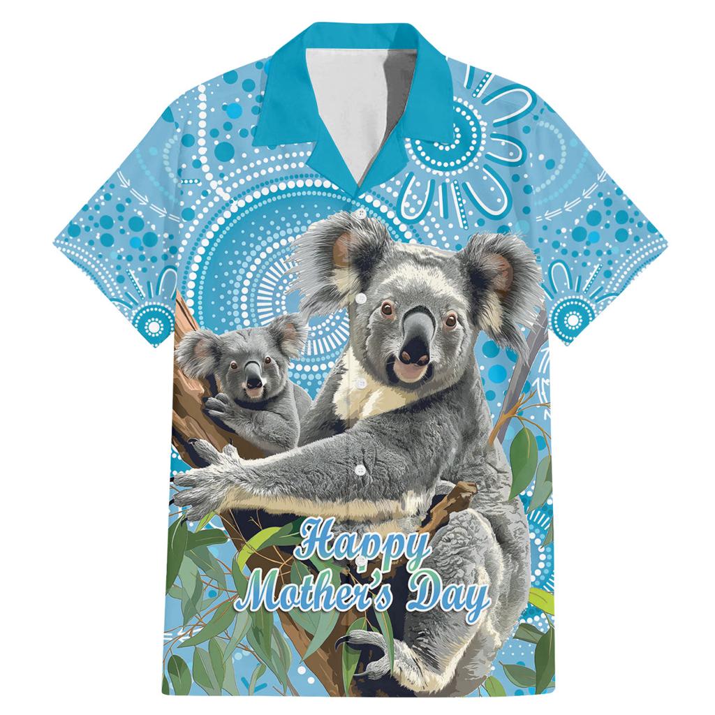 Australia Mothers Day Family Matching Mermaid Dress and Hawaiian Shirt I Love You Every Universe Aboriginal Art