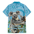 Australia Mothers Day Family Matching Mermaid Dress and Hawaiian Shirt I Love You Every Universe Aboriginal Art