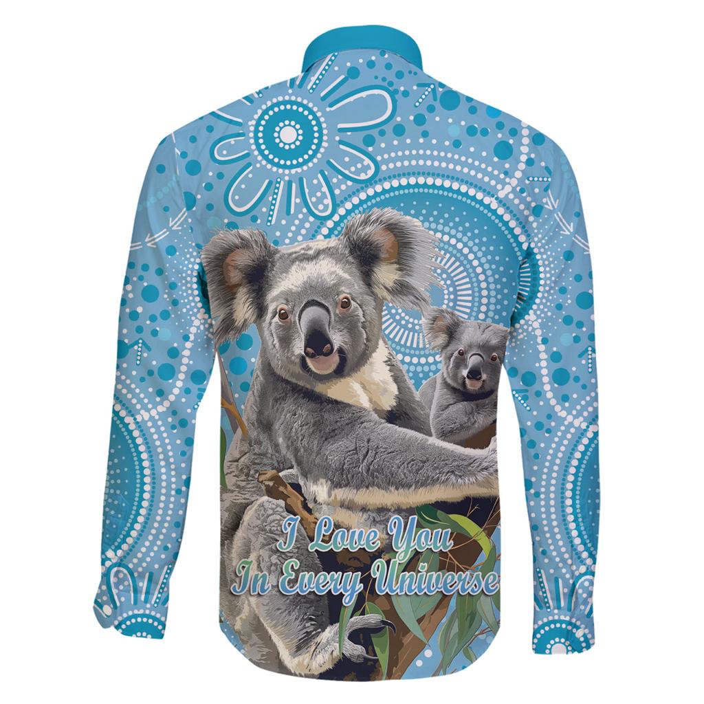 Australia Mothers Day Family Matching Mermaid Dress and Hawaiian Shirt I Love You Every Universe Aboriginal Art