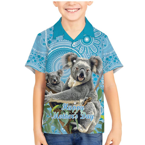 Australia Mothers Day Family Matching Mermaid Dress and Hawaiian Shirt I Love You Every Universe Aboriginal Art