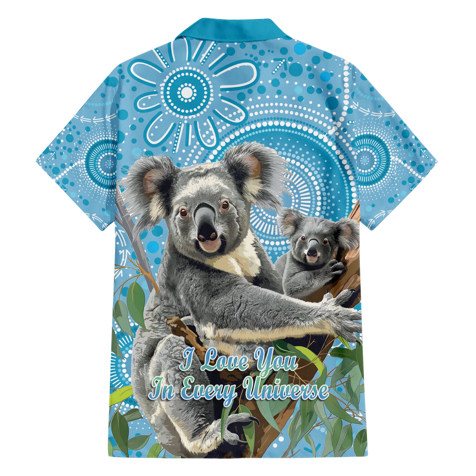 Australia Mothers Day Hawaiian Shirt I Love You Every Universe Aboriginal Art