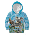 Australia Mothers Day Kid Hoodie I Love You Every Universe Aboriginal Art