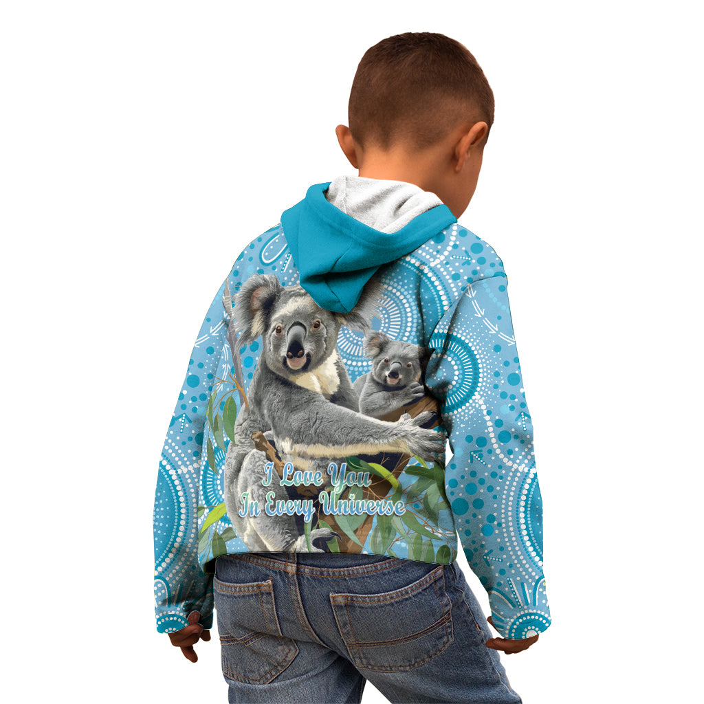 Australia Mothers Day Kid Hoodie I Love You Every Universe Aboriginal Art