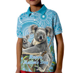 Australia Mothers Day Kid Polo Shirt I Love You Every Universe Aboriginal Art