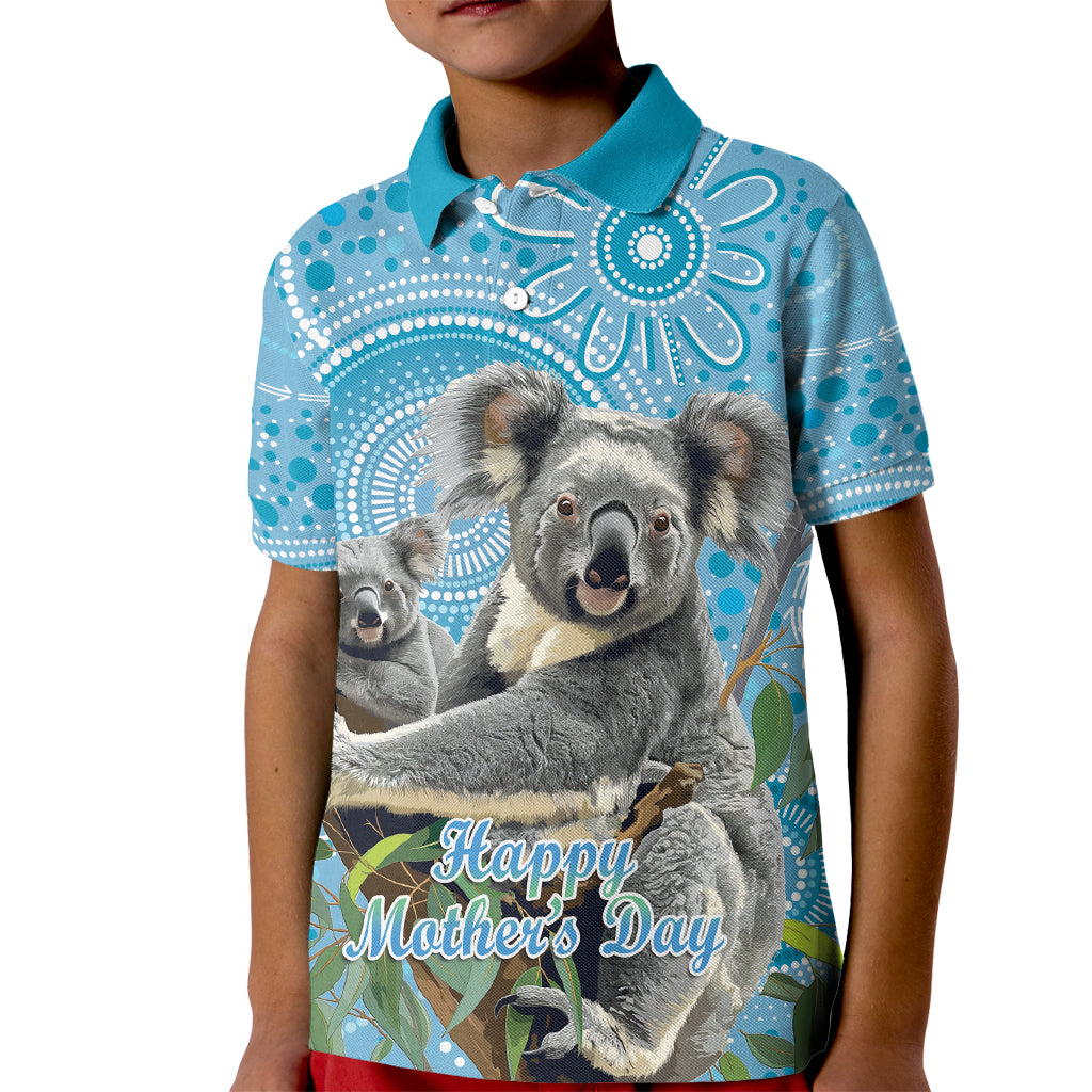 Australia Mothers Day Kid Polo Shirt I Love You Every Universe Aboriginal Art