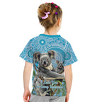 Australia Mothers Day Kid T Shirt I Love You Every Universe Aboriginal Art