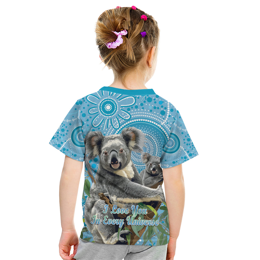 Australia Mothers Day Kid T Shirt I Love You Every Universe Aboriginal Art
