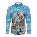 Australia Mothers Day Long Sleeve Button Shirt I Love You Every Universe Aboriginal Art