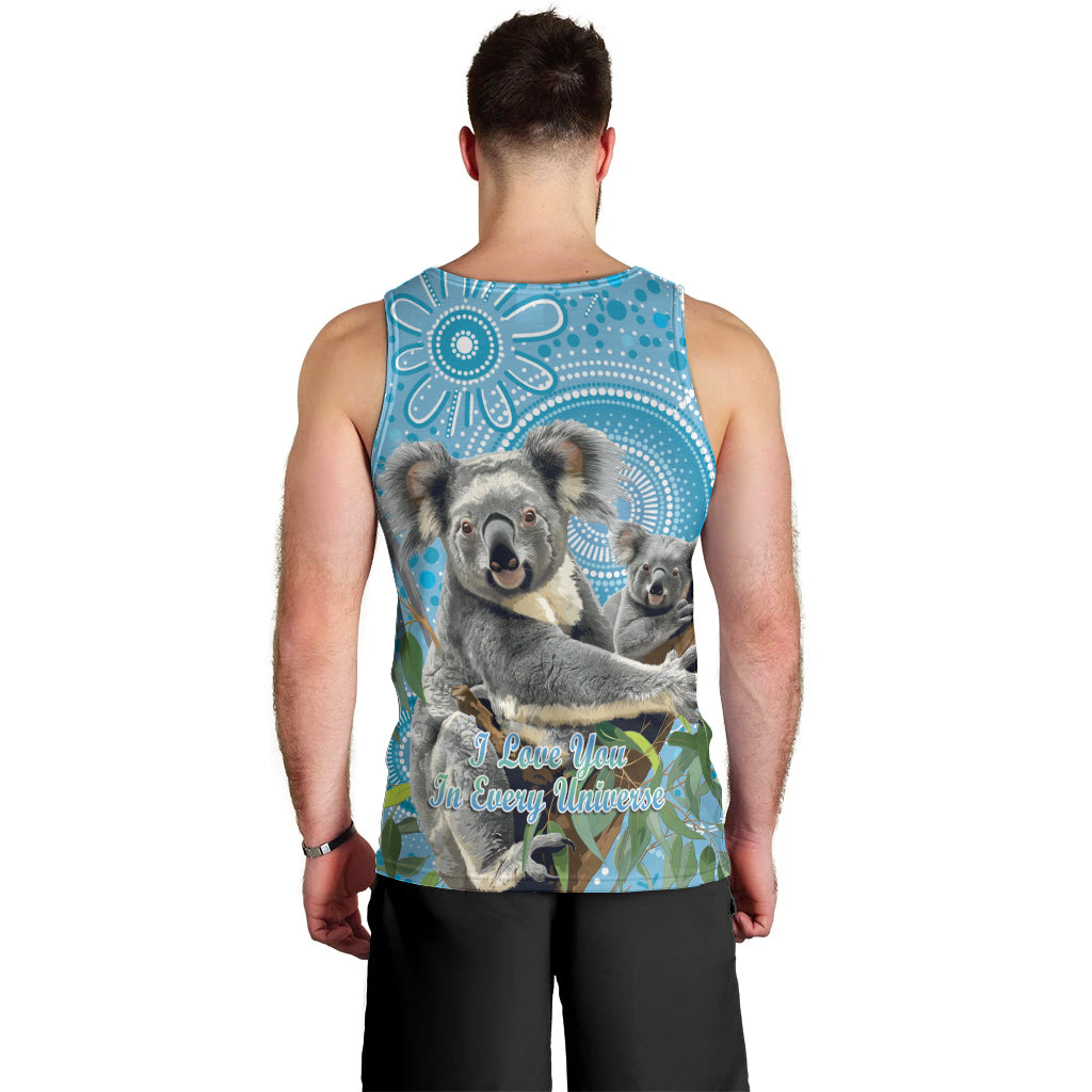 Australia Mothers Day Men Tank Top I Love You Every Universe Aboriginal Art