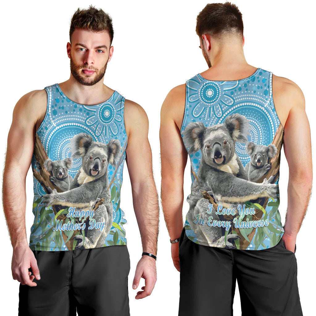 Australia Mothers Day Men Tank Top I Love You Every Universe Aboriginal Art