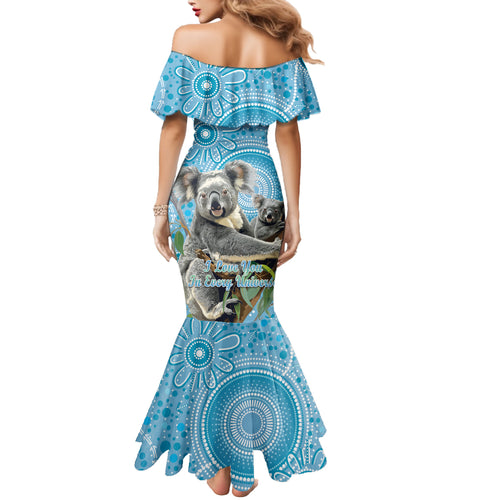 Australia Mothers Day Mermaid Dress I Love You Every Universe Aboriginal Art