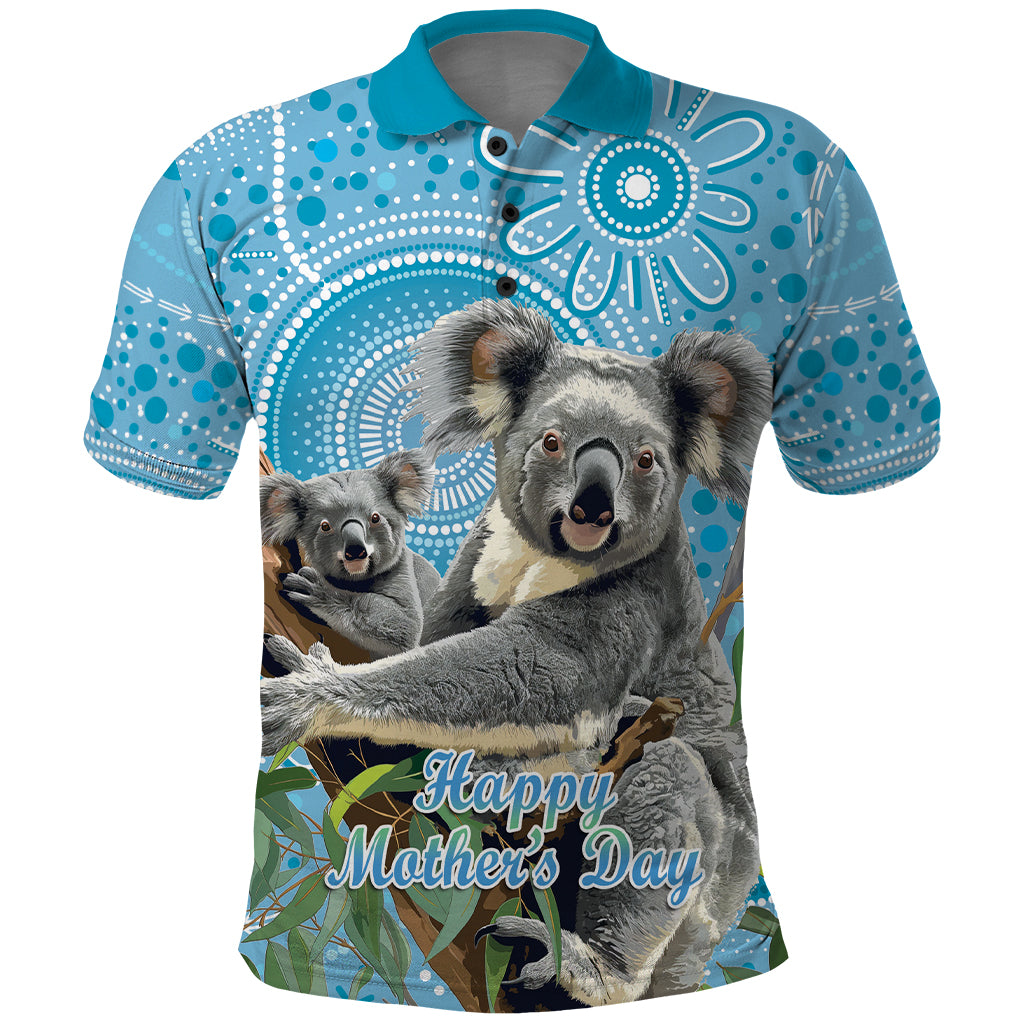 Australia Mothers Day Polo Shirt I Love You Every Universe Aboriginal Art