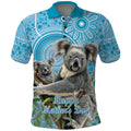 Australia Mothers Day Polo Shirt I Love You Every Universe Aboriginal Art