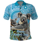Australia Mothers Day Polo Shirt I Love You Every Universe Aboriginal Art