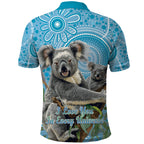 Australia Mothers Day Polo Shirt I Love You Every Universe Aboriginal Art