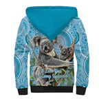 Australia Mothers Day Sherpa Hoodie I Love You Every Universe Aboriginal Art