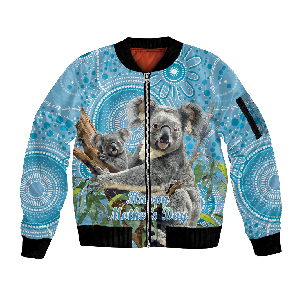 Australia Mothers Day Sleeve Zip Bomber Jacket I Love You Every Universe Aboriginal Art