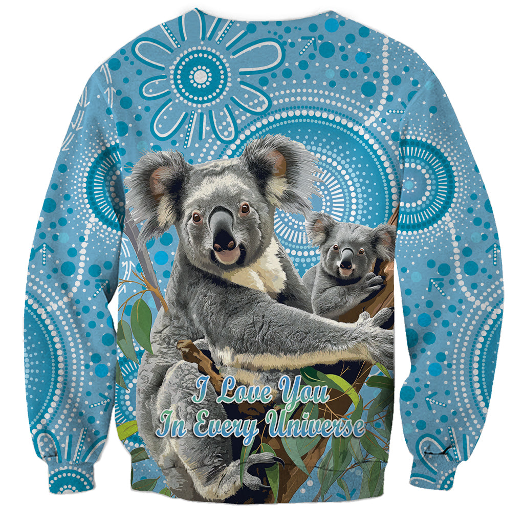 Australia Mothers Day Sweatshirt I Love You Every Universe Aboriginal Art