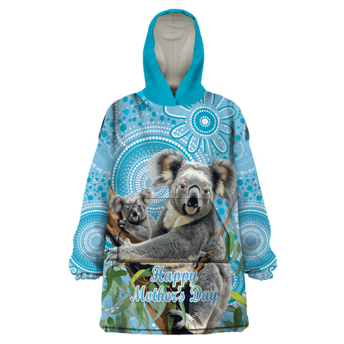 Australia Mothers Day Wearable Blanket Hoodie I Love You Every Universe Aboriginal Art