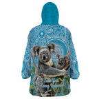 Australia Mothers Day Wearable Blanket Hoodie I Love You Every Universe Aboriginal Art