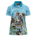 Australia Mothers Day Women Polo Shirt I Love You Every Universe Aboriginal Art