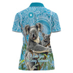 Australia Mothers Day Women Polo Shirt I Love You Every Universe Aboriginal Art