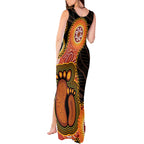 Australia Mothers Day Tank Maxi Dress Mom And Baby Footprint Indigenous