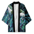 Turquoise Traditional Cloak Aotearoa Kimono Maori Paua Shell Korowai Pattern - Aussie Hoodie