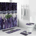 Purple Traditional Cloak Aotearoa Bathroom Set Maori Paua Shell Korowai Pattern - Aussie Hoodie