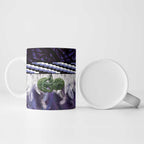 Purple Traditional Cloak Aotearoa Ceramic Mug Maori Paua Shell Korowai Pattern - Aussie Hoodie