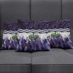 Purple Traditional Cloak Aotearoa Pillow Cover Maori Paua Shell Korowai Pattern - Aussie Hoodie