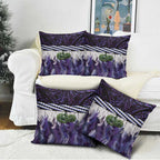 Purple Traditional Cloak Aotearoa Pillow Cover Maori Paua Shell Korowai Pattern - Aussie Hoodie