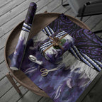 Purple Traditional Cloak Aotearoa Wrapping Paper Maori Paua Shell Korowai Pattern - Aussie Hoodie
