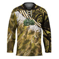 Yellow Traditional Cloak Aotearoa Hockey Jersey Maori Paua Shell Korowai Pattern - Aussie Hoodie