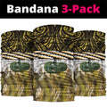 Yellow Traditional Cloak Aotearoa Neck Gaiter Maori Paua Shell Korowai Pattern - Aussie Hoodie