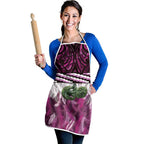 Pink Traditional Cloak Aotearoa Apron Maori Paua Shell Korowai Pattern - Aussie Hoodie
