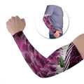 Pink Traditional Cloak Aotearoa Arm Sleeves Maori Paua Shell Korowai Pattern - Aussie Hoodie