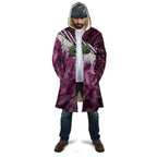 Pink Traditional Cloak Aotearoa Cloak Maori Paua Shell Korowai Pattern - Aussie Hoodie