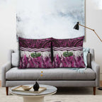 Pink Traditional Cloak Aotearoa Pillow Cover Maori Paua Shell Korowai Pattern - Aussie Hoodie
