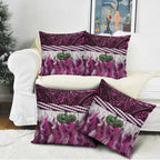Pink Traditional Cloak Aotearoa Pillow Cover Maori Paua Shell Korowai Pattern - Aussie Hoodie