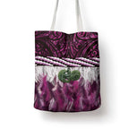 Pink Traditional Cloak Aotearoa Tote Bag Maori Paua Shell Korowai Pattern - Aussie Hoodie