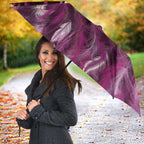 Pink Traditional Cloak Aotearoa Umbrella Maori Paua Shell Korowai Pattern - Aussie Hoodie