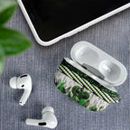 Green Traditional Cloak Aotearoa AirPods Case Maori Paua Shell Korowai Pattern - Aussie Hoodie