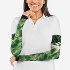 Green Traditional Cloak Aotearoa Arm Sleeves Maori Paua Shell Korowai Pattern - Aussie Hoodie