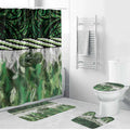 Green Traditional Cloak Aotearoa Bathroom Set Maori Paua Shell Korowai Pattern - Aussie Hoodie