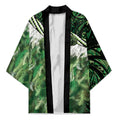 Green Traditional Cloak Aotearoa Kimono Maori Paua Shell Korowai Pattern - Aussie Hoodie