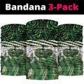 Green Traditional Cloak Aotearoa Neck Gaiter Maori Paua Shell Korowai Pattern - Aussie Hoodie