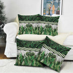 Green Traditional Cloak Aotearoa Pillow Cover Maori Paua Shell Korowai Pattern - Aussie Hoodie