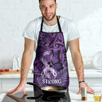 Lupus Awareness Month New Zealand Apron Be Strong Warrior Maori Silver Fern