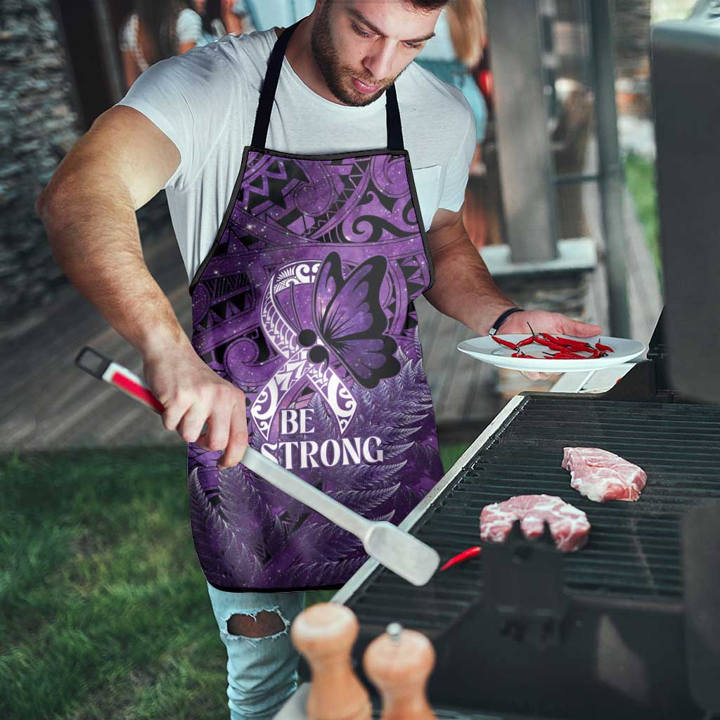 Lupus Awareness Month New Zealand Apron Be Strong Warrior Maori Silver Fern